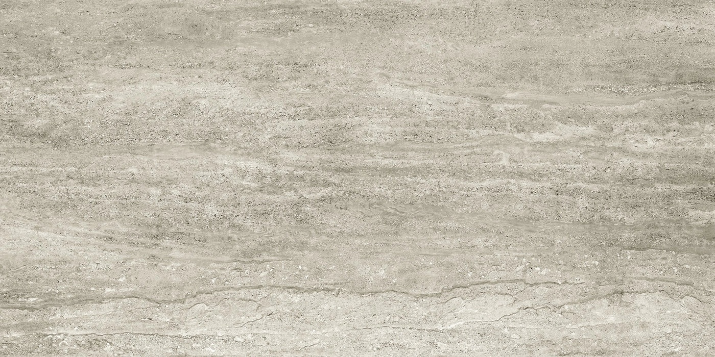 Serenissima Ceramiche, Travertini Due - 1072922 - Travertino Greige, Naturale, 60x120cm, 9.50mm, Rett.