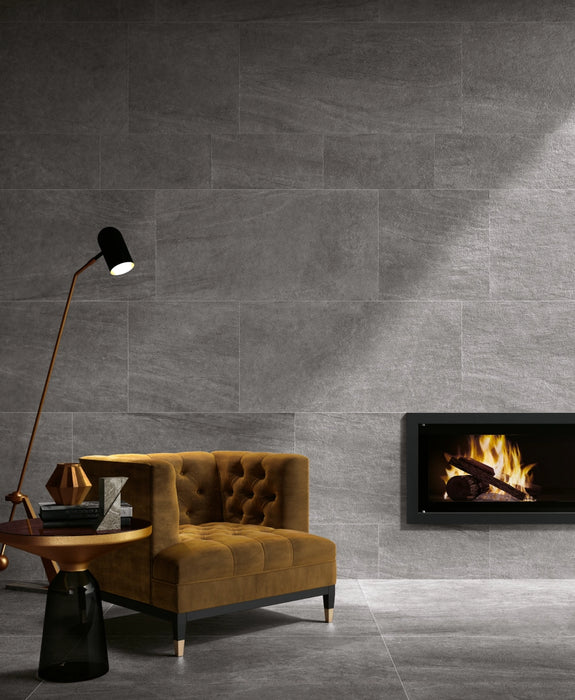 Novabell, Aspen - APN 118R - Rock Grey, Natural, 60x180cm, 20.00mm, Rett.