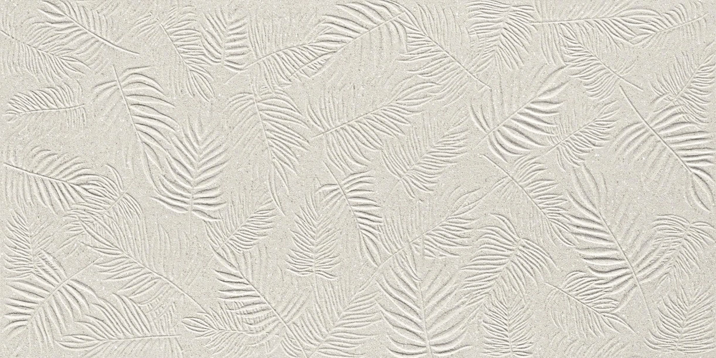 Atlas Concorde, 3d Wall Carve - A58A - Leaf Pearl, Matt, 40x80cm, 8.50mm, Rett.