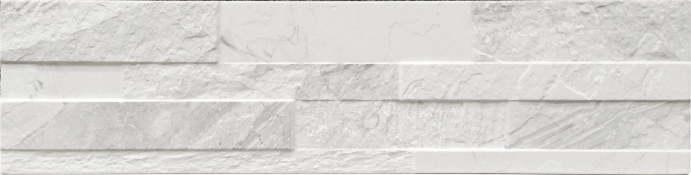 Ceramica Rondine, Gioia 3D - J87456 - Bianco, Naturale, 15x61cm, 11.00mm