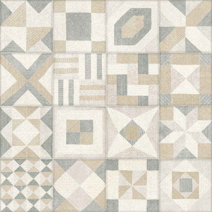 Grespania, Estuco - 82TC715 - Kilim Beige, Matt, 60x60cm, 10.00mm, Rett.