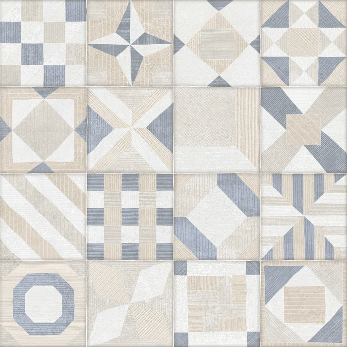 Grespania, Estuco - 82TC415 - Kilim Blanco, Matt, 60x60cm, 10.00mm, Rett.