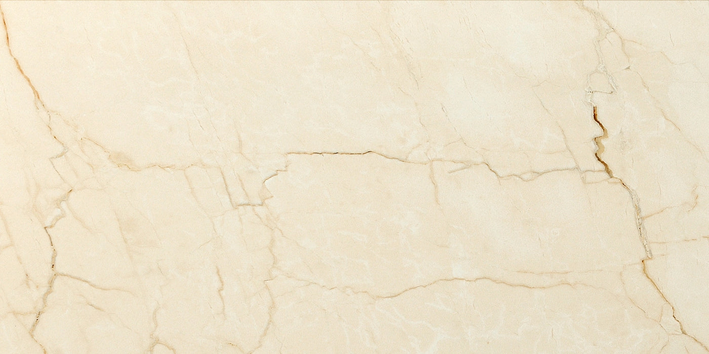 Ceramica Fioranese, Marmorea 2 - MM719LR - Crema Avorio Effect, Polished, 74x148cm, 10.00mm, Rett.