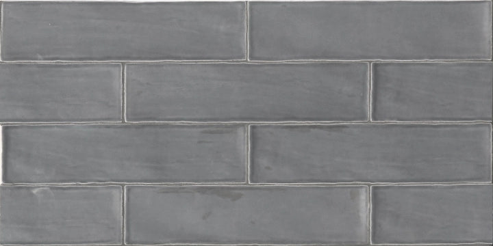 Terratinta Ceramiche, Betonbrick Wall - TTBB73MGW - Mud, Glossy, 7.5x30cm, 8.00mm, Rett.