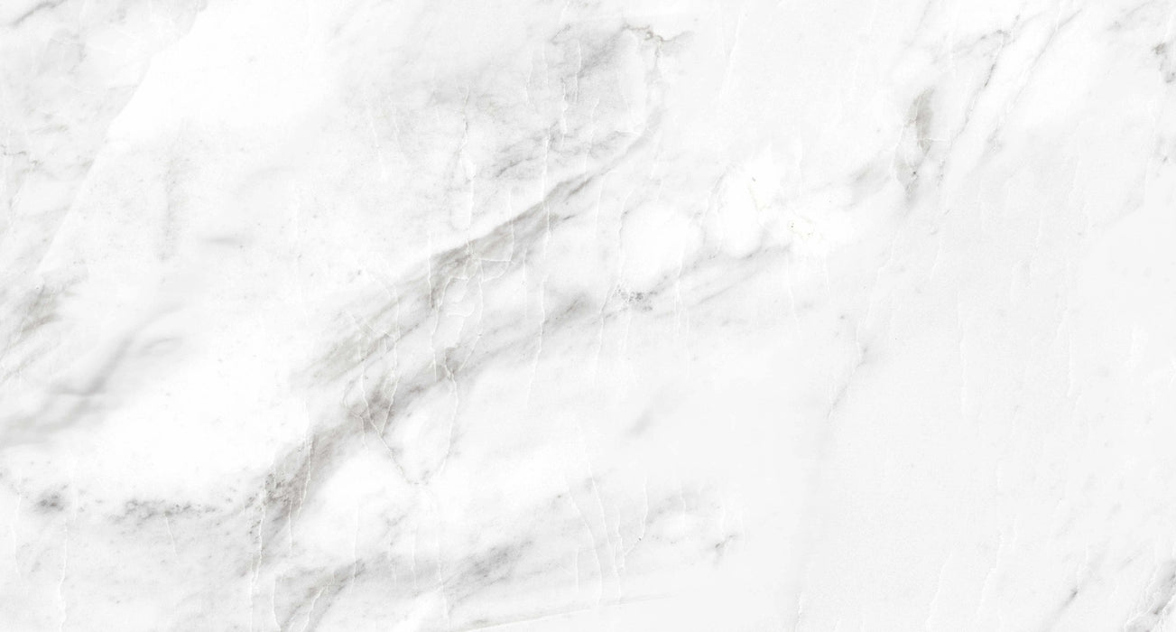 Argenta Ceramica, Carrara - White, Gloss, 30x60cm, 8.50mm, Rett.