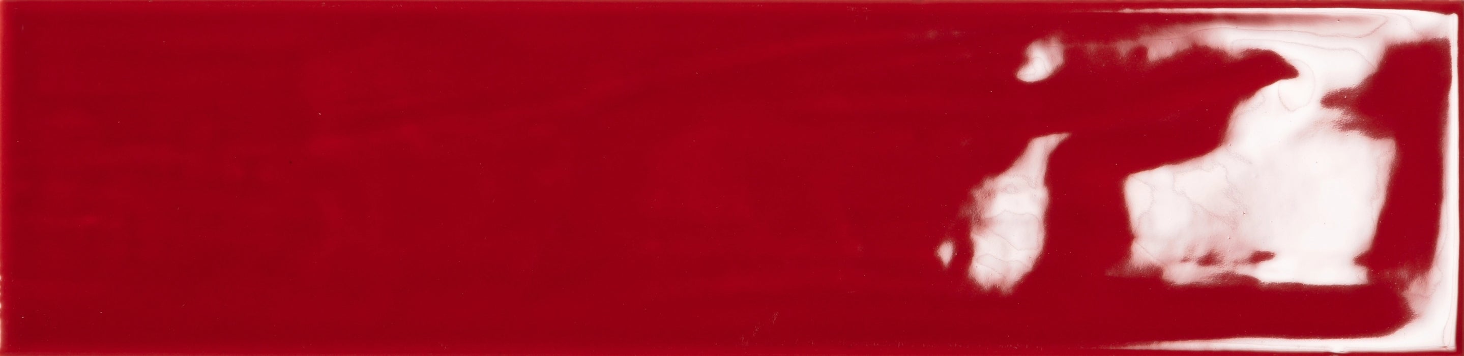 Tau Ceramica, Maiolica - Red, Glossy, 7.5x30cm, 9.80mm