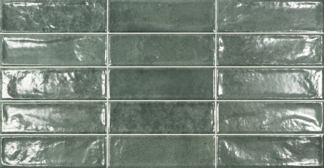 Ecoceramic, Pool - Green,-Brillo,-31.6x60cm,-10.00mm