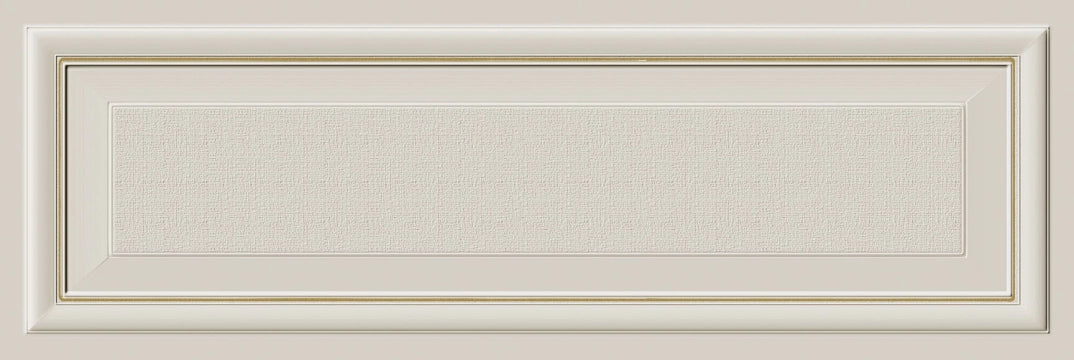 Ceramiche Settecento, Park Avenue & Place Vendome & Re - 77103 - Park Avenue Gold Su Ivory, Matt, 24x72cm, 10.00mm, Rett.