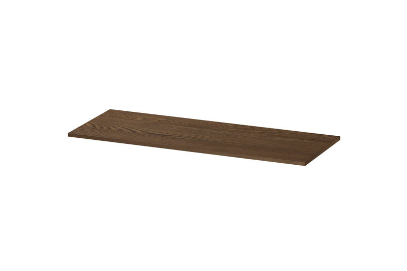 Ink Massief Eiken Afdekplaat tbv onderkast - Chocolate - 80-180x45x1,6cm