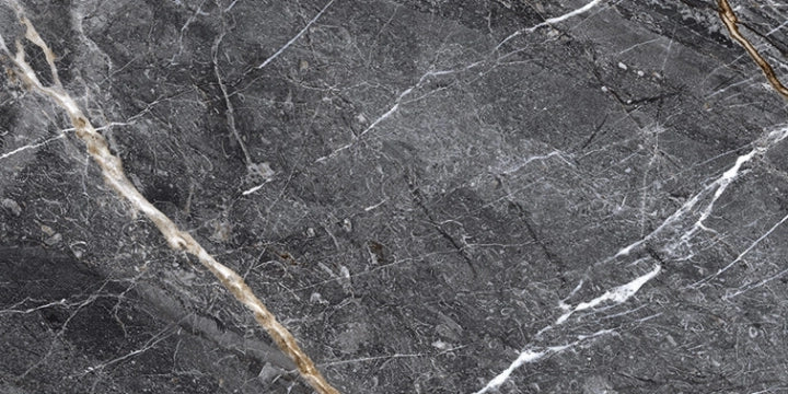 Ceramiche Supergres, Purity Of Marble - Brecce - PBN5 - Breccia Nera, Matt, 75x150cm, 9.00mm, Rett.