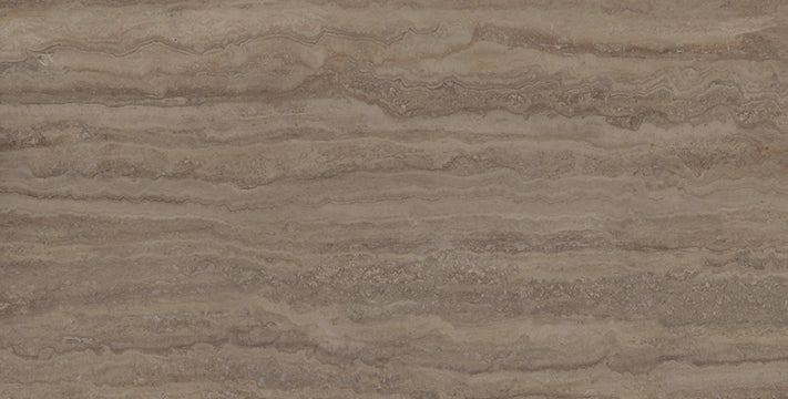 Provenza Ceramiche, Unique Travertine - EJSJ - Chocolate, Vein Cut, 60x120cm, 9.50mm, Rett.