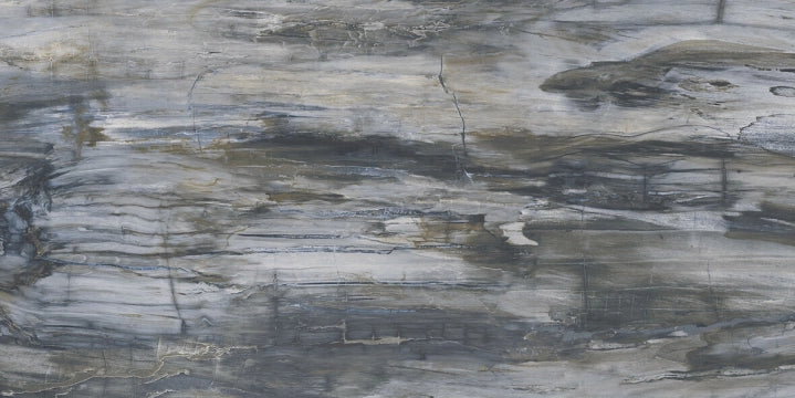 Ceramiche Mariner, Petrified Wood - PEW60120BLL - Blue, Levigato, 60x120cm, 9.50mm, Rett.