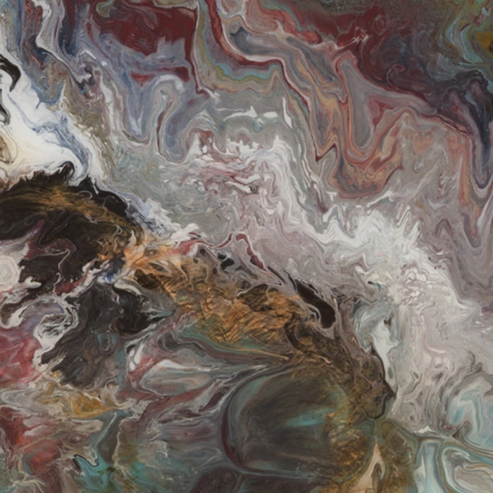 Apavisa, Fluid - Multicolor, Polished, 90x90cm, 7.00mm, Not rectified