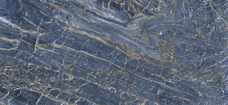 Cifre Ceramica, Golden - Blue, Polished, 60x120cm, 10.50mm, Rett.