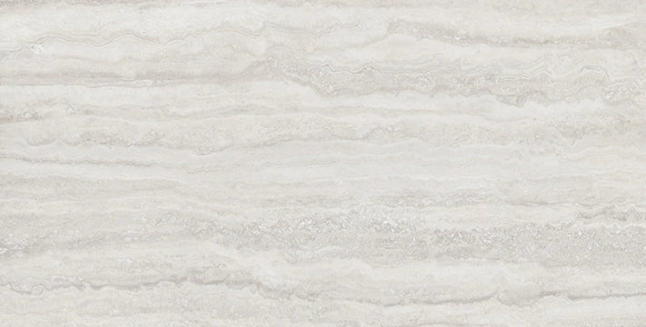 Provenza Ceramiche, Unique Travertine - EJ7K - Silver, Vein Cut, 30x60cm, 9.50mm, Rett.