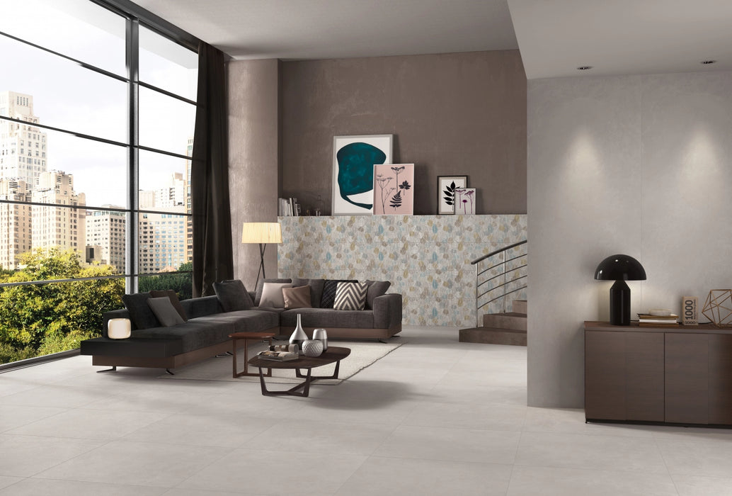 Panaria Ceramica, Urbanature - PZ9UN30 - Portland, Naturale, 50x100cm, 3.50mm, Rett.