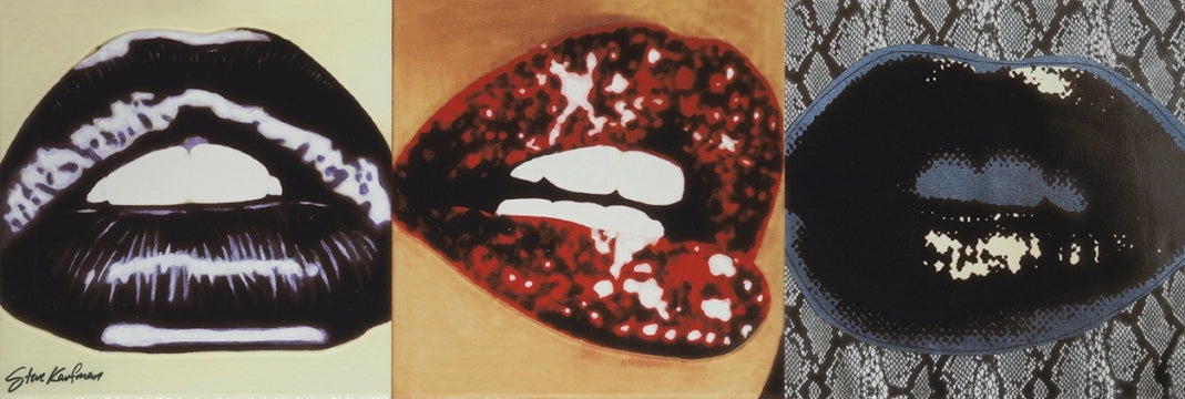 Ceramiche Settecento, Steve Kaufman - 24179 - Lips (a), Matt, 31.9x96.3cm, 10.00mm, Rett.