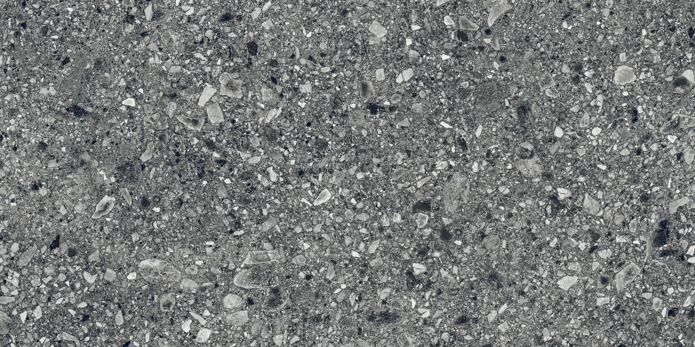 Il Cavallino Ceramiche, Etna - Anthracite, Naturale, 61x122.2cm, 9.50mm, Rett.