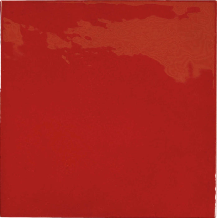 Equipe Ceramicas, Village - 25592---Volcanic-Red,-Lucido,-13.2x13.2cm,-9.00mm,-Rett.