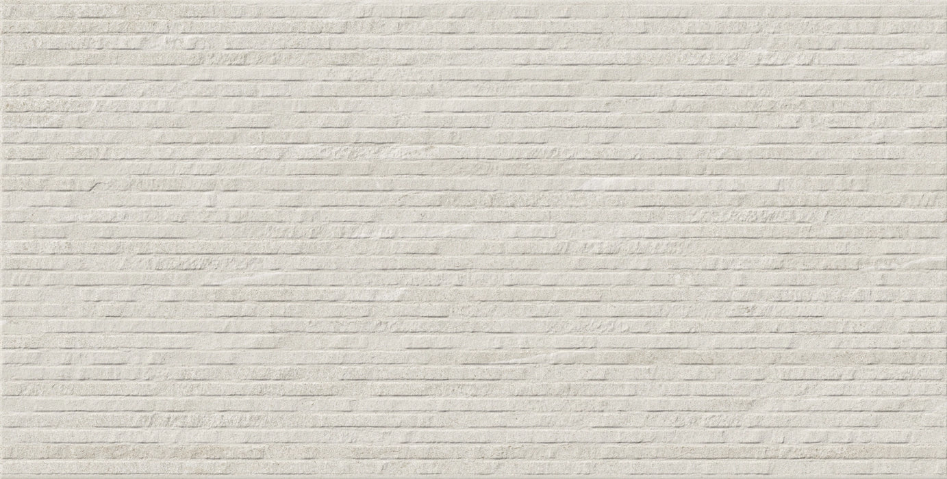 Geotiles, Eddystone - Blanco, RLV, 36x80cm, 10.00mm