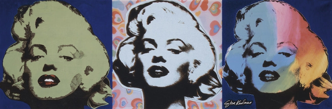 Ceramiche Settecento, Steve Kaufman - 24177 - Marilyn (b), Matt, 31.9x96.3cm, 10.00mm, Rett.