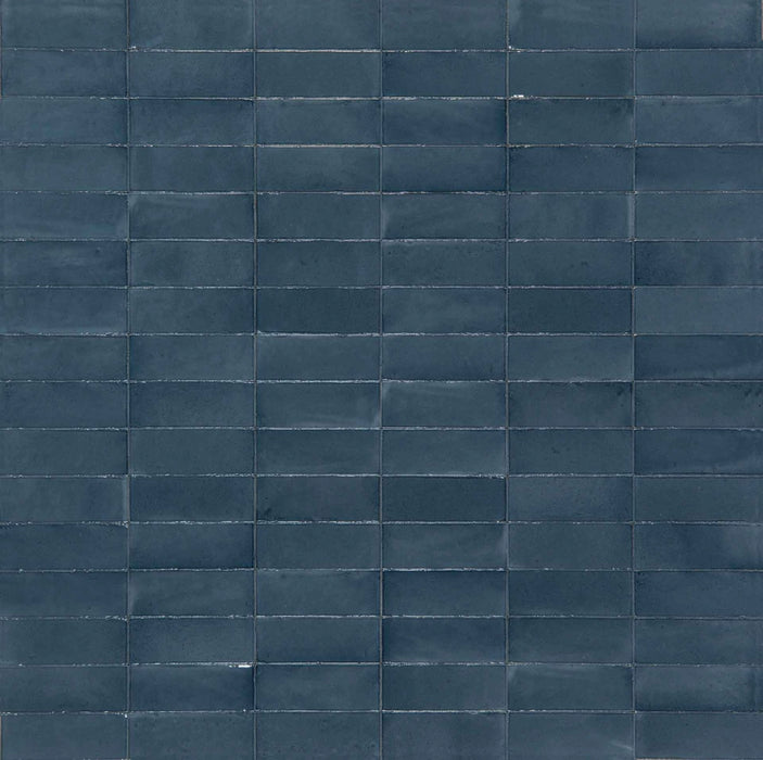 Marazzi, Crogiolo_rice - M969 - Blu, Lux, 7.5x20cm, 10.00mm