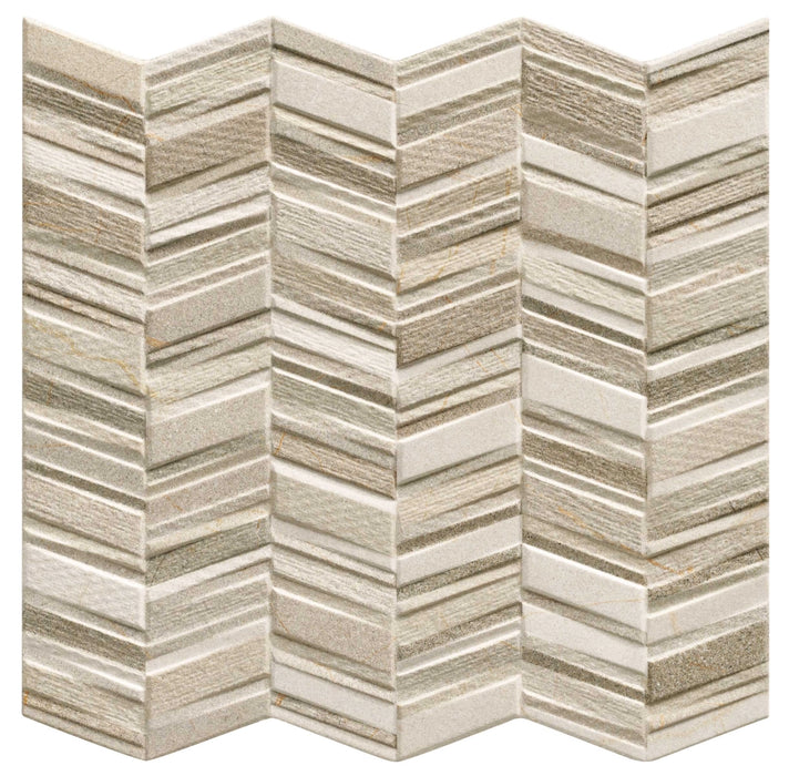 Realonda, Chevron - Earh, Mate, 44x44cm, 10.00mm