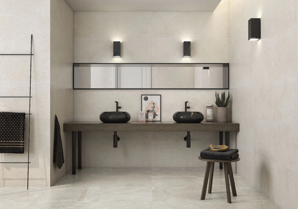 Saloni Ceramica, Keystone - JLD670 - Marfil, Matt, 40x120cm, 10.90mm, Rett.