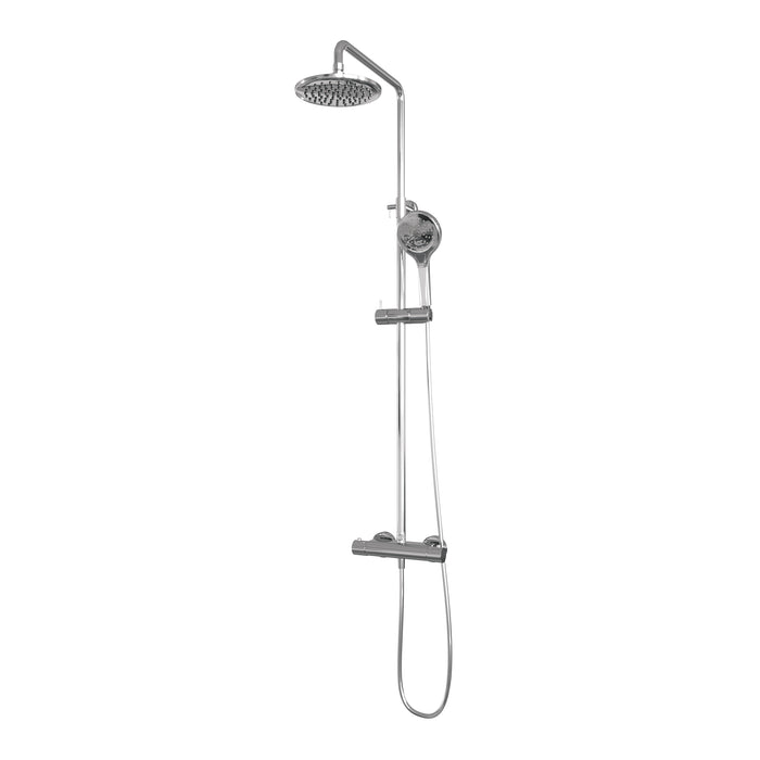 Brauer Chroom Edition stortdoucheset - hoofddouche 20cm - ronde handdouche - chroom - 5-CE-007-2