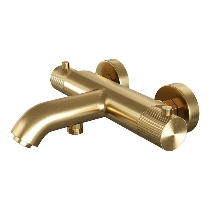 Brauer Gold Carving opbouw baddouche thermostaatkraan Geborsteld Goud PVD -  5-GG-085