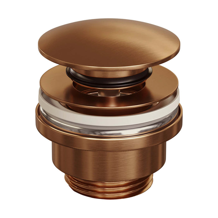 Brauer Copper Edition pop-up klikplug Geborsteld Koper PVD -  5-GK-008