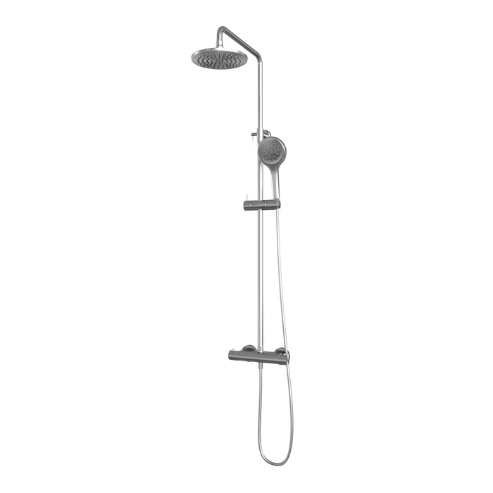 Brauer Chroom Edition stortdoucheset - hoofddouche 20cm - ronde handdouche - chroom - 5-CE-007-2