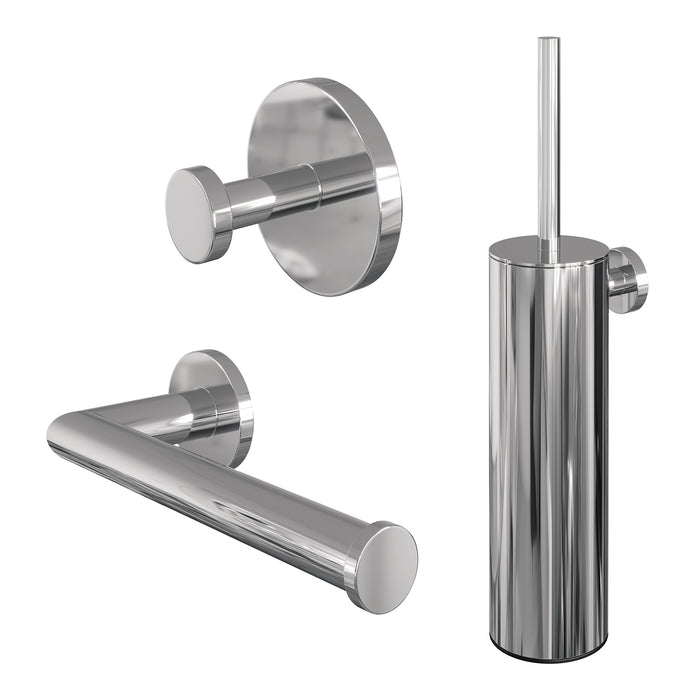 Brauer Chroom Edition toilet accessoires set 3-in-1 chroom - 5-CE-152