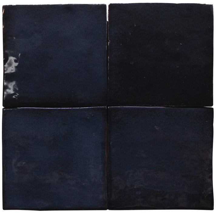 Cevica, Zelij - CEM10 - Negro, Brillo, 10x10cm, 10.00mm