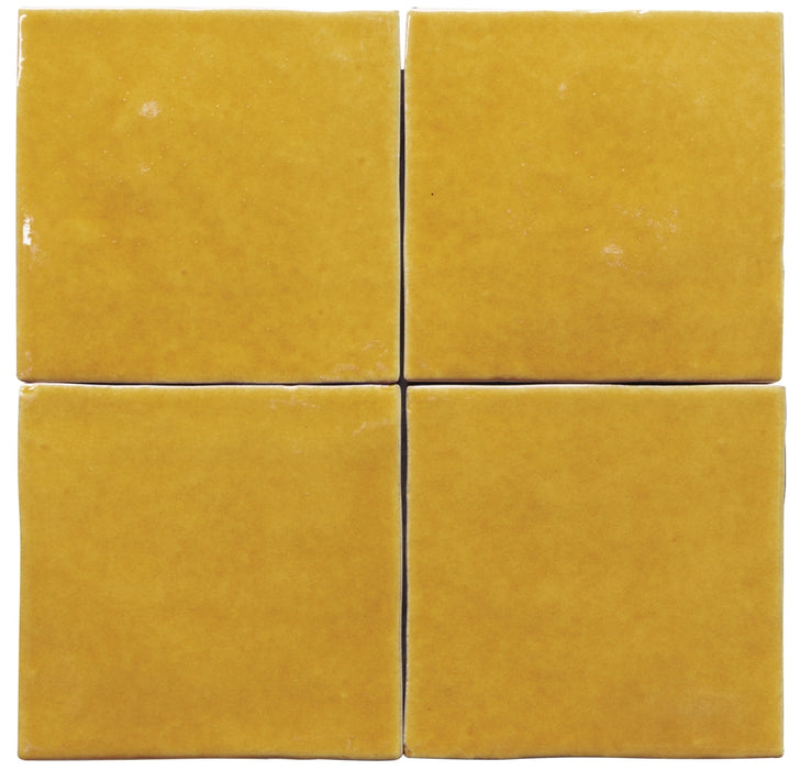 Cevica, Zelij Special - CEM14 - Amarillo, Brillo, 10x10cm, 10.00mm