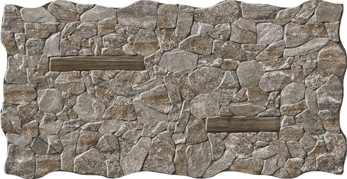 Porcelanicos Hdc, Castle - Noce, Naturale, 33.3x65cm, 9.70mm, Rett.