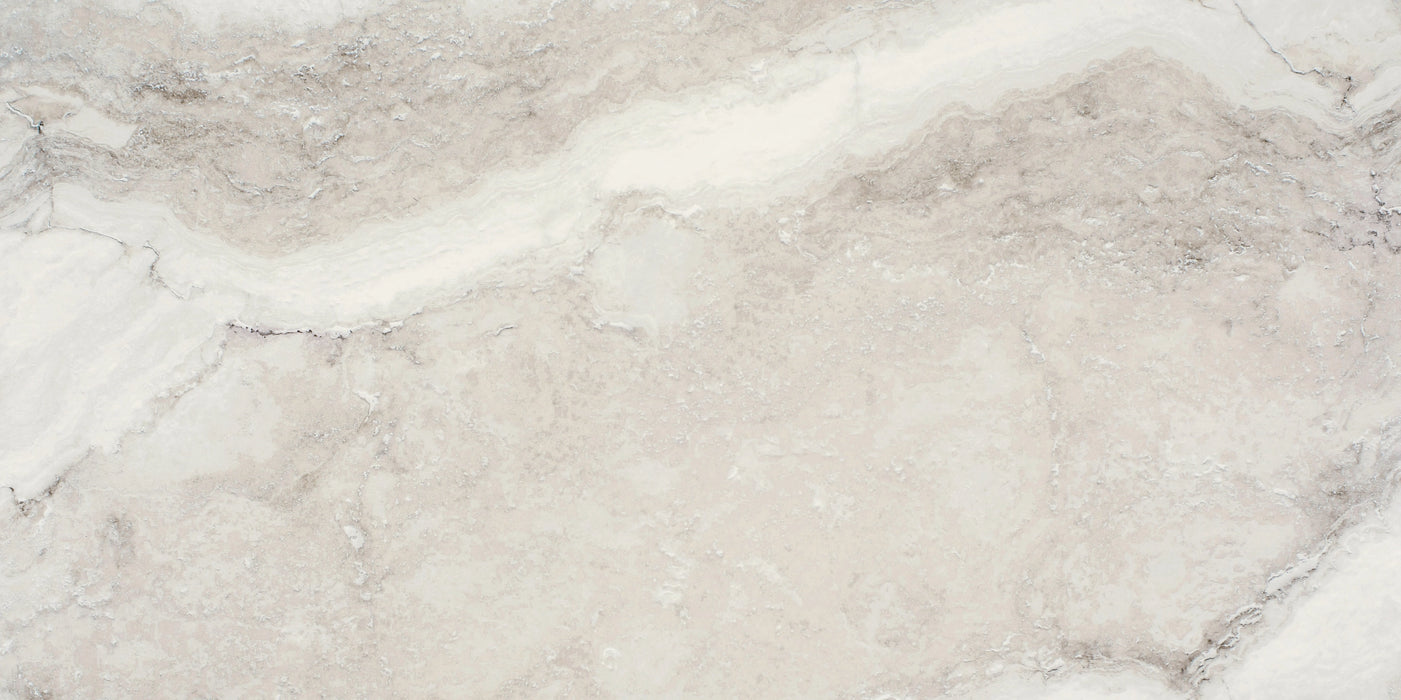 Cristacer, Travertino Di Caracalla - Blanco, Matt, 60x120cm, 10.00mm, Rett.