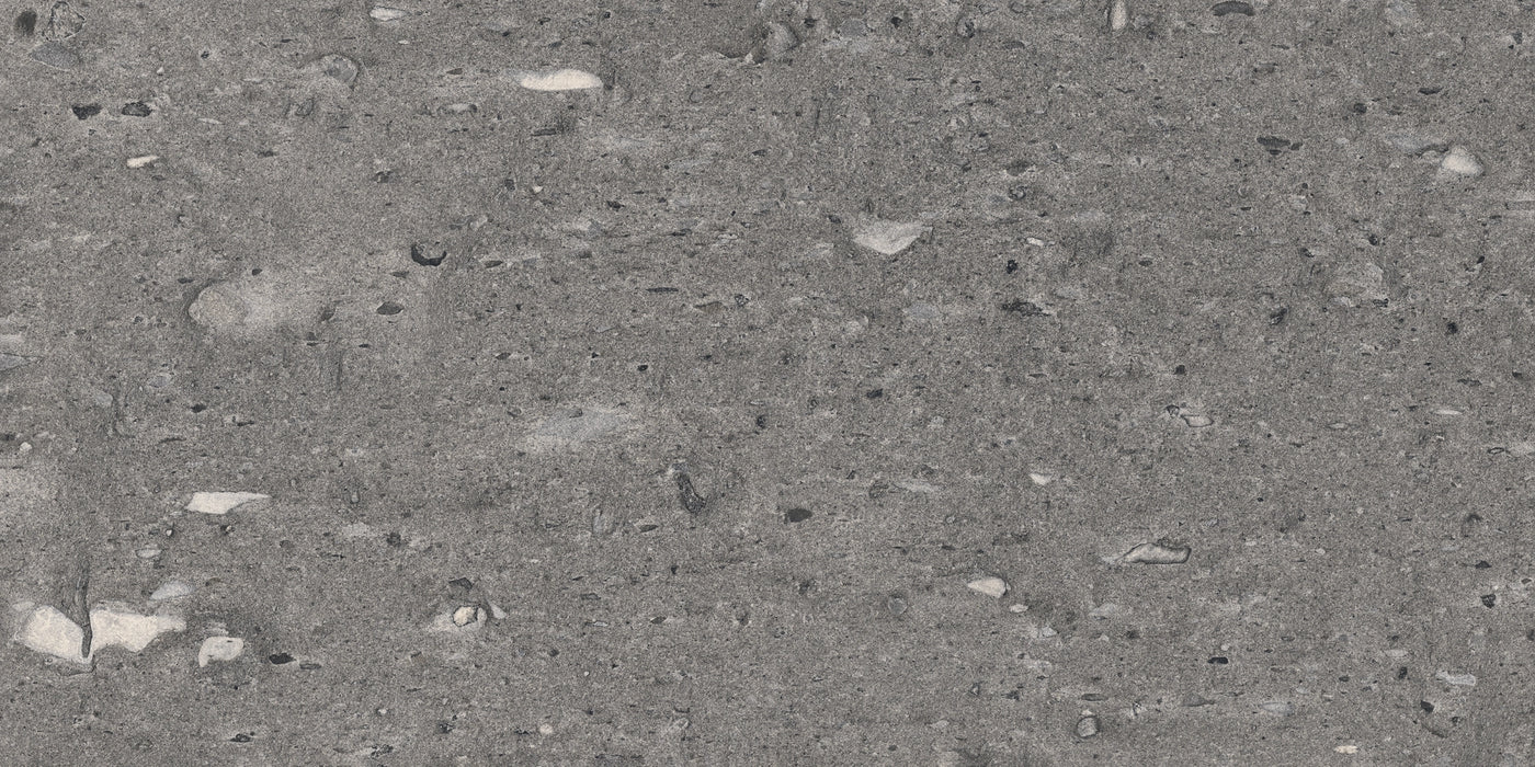 Ceramiche Coem, Moon Stone - CK717LR - Dark Grey, Lucidato, 75x149.7cm, 10.00mm, Rett.