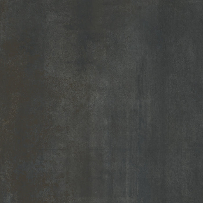 Kronos Ceramiche, Metallique - ME015 - Noir, Oxyde, 120x120cm, 10.00mm, Rett.