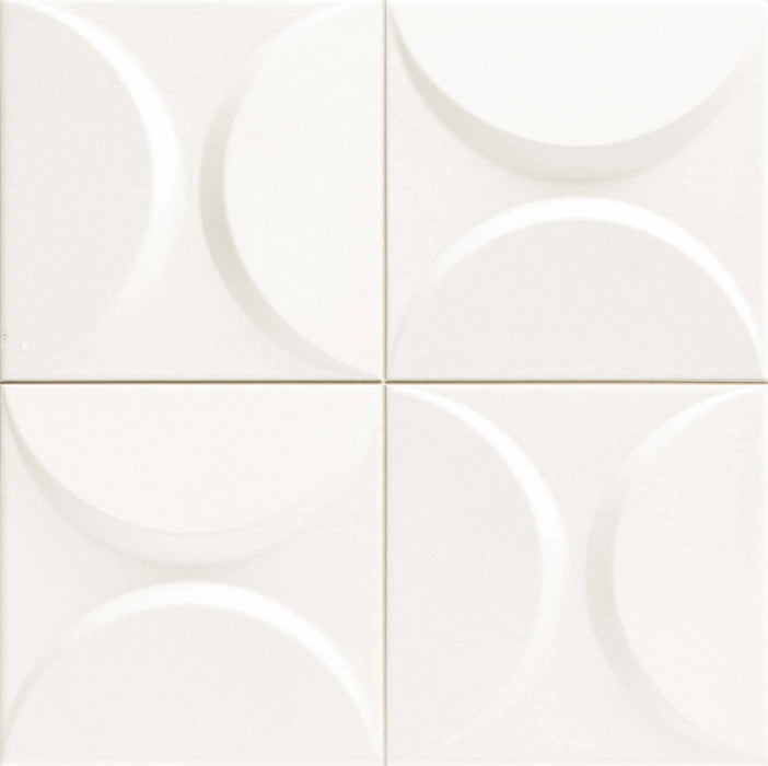 Realonda, Pattern - White, Mate, 33x33cm, 11.00mm