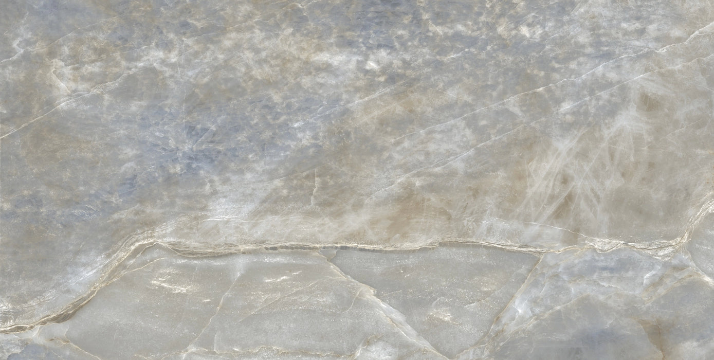 Geotiles, Aurora - Blue, Polished, 60x120cm, 10.00mm, Rett.