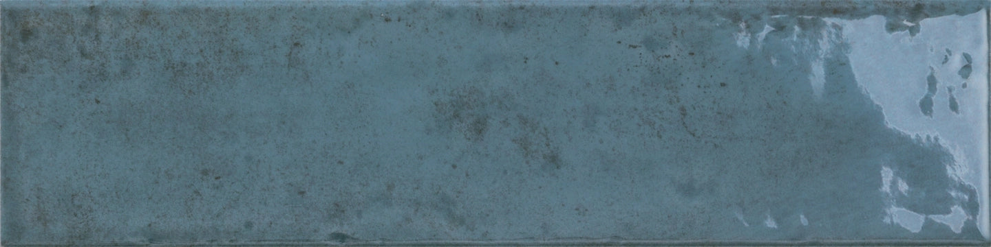 Ceramiche Settecento, Oxida - 154506 - Blue, Glossy, 7.5x30cm, 10.00mm, Rett.