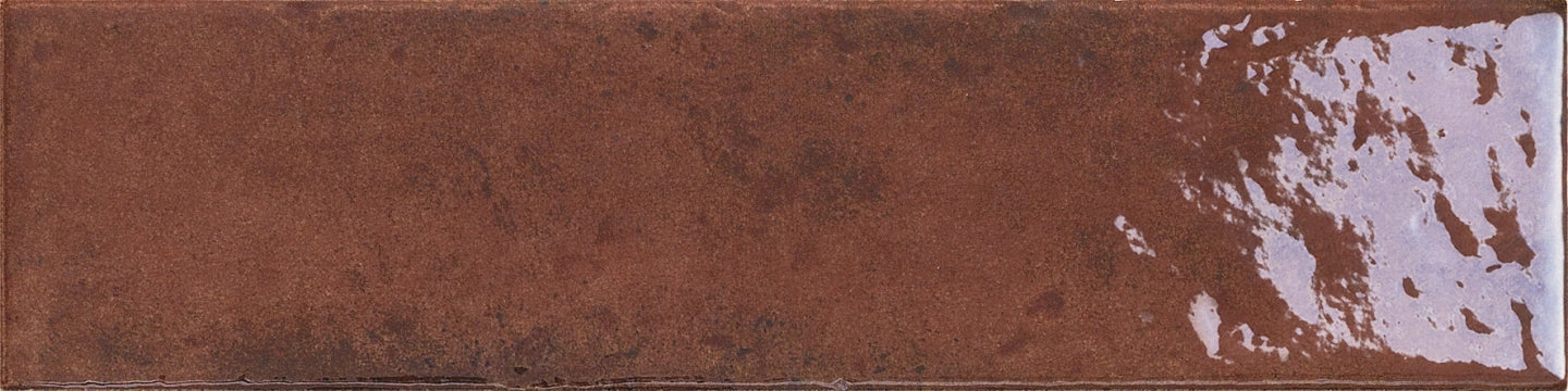 Ceramiche Settecento, Oxida - 154504 - Red, Glossy, 7.5x30cm, 10.00mm, Rett.