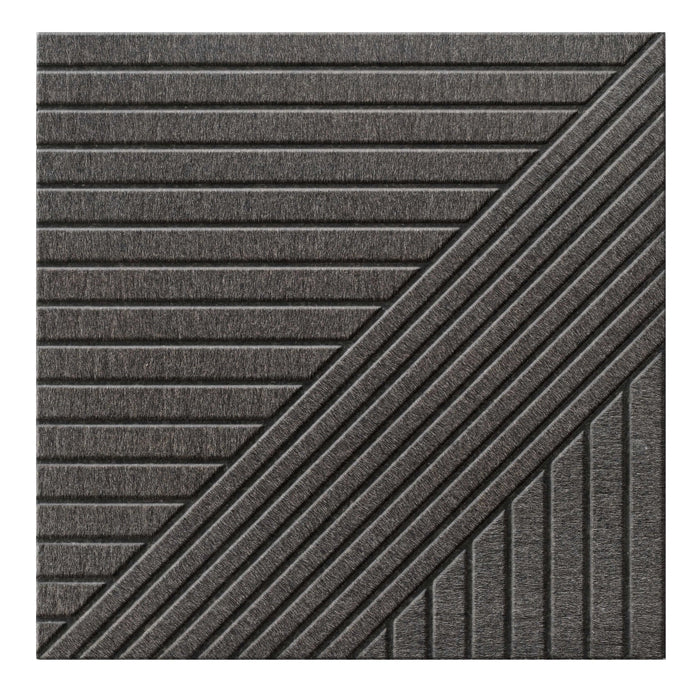 Realonda, Tangram - Skin Black, Mate, 44x44cm, 10.00mm