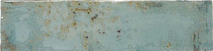 Carmen Ceramica, Grunge - Aqua, Brillo, 7.5x30cm, 10.00mm, Rett.