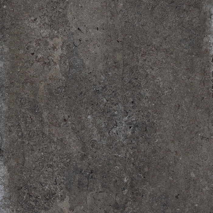 Dom Ceramiche, Mas De Provence - Coal, Burattato, 20x20cm, 10.00mm