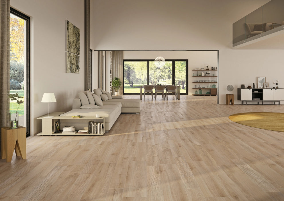 Armonie Ceramiche, Silverwood - 420012 - Tortora, Naturale, 30x120cm, 9.50mm, Rett.