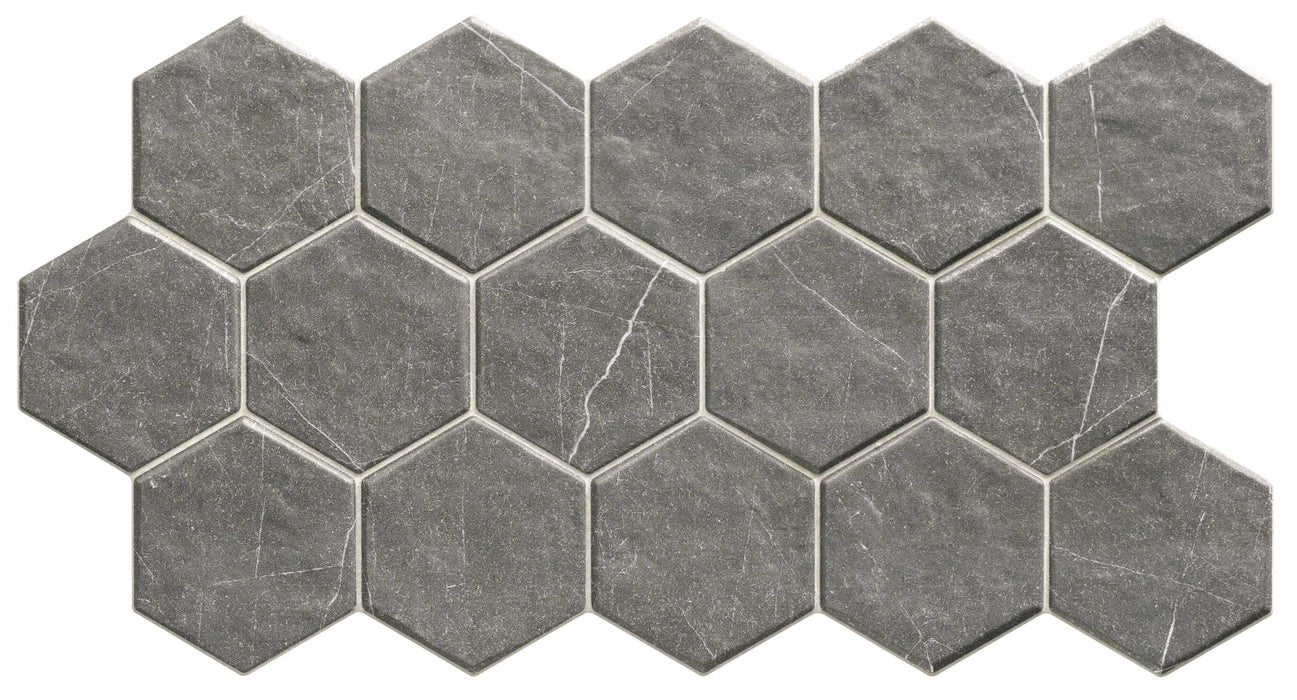 Realonda, Rhombus - Grey, Mate, 26.5x51cm, 10.00mm