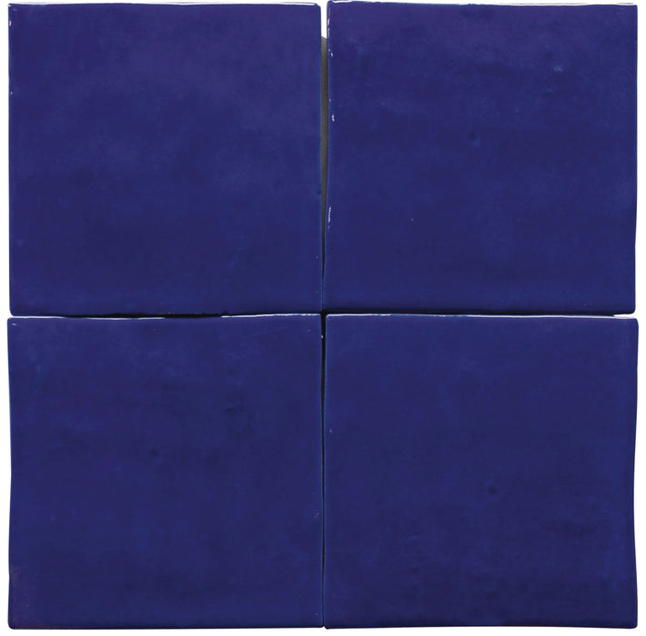 Cevica, Zelij Special - CEM14 - Azul, Brillo, 10x10cm, 10.00mm