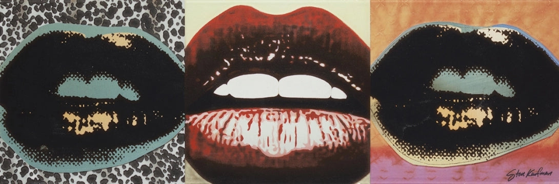 Ceramiche Settecento, Steve Kaufman - 24181 - Lips (c), Matt, 31.9x96.3cm, 10.00mm, Rett.